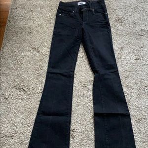 Paige jeans. Worn only once. Inseam 32. Dark blue